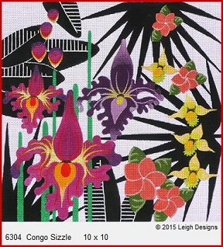 L6304-CONGO SIZZLE FLORAL by Leigh Designs