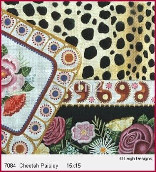 L7084-Cheetah Paisley by Leigh Designs