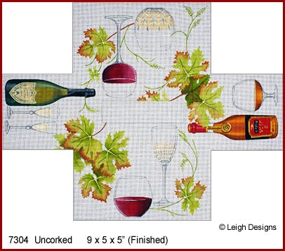L7304 UNCORKED TISSUE TOPPERS by Leigh Designs