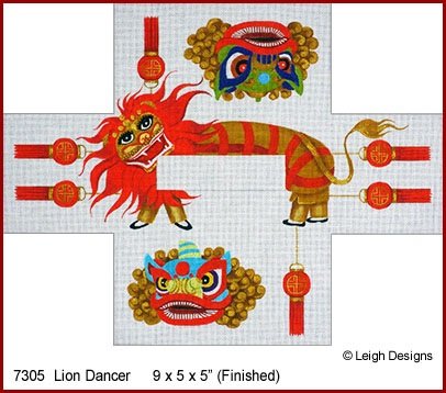 L7305 LION DANCER TISSUE TOPPERS by Leigh Designs
