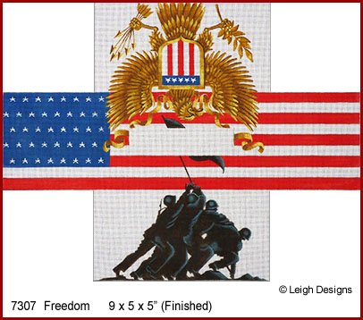 L7307 FREEDOM TISSUE TOPPERS by Leigh Designs