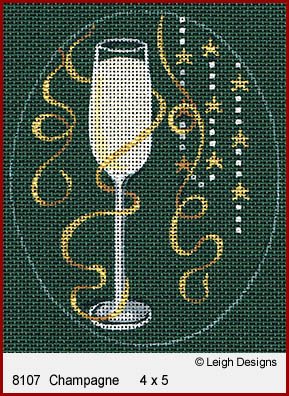 L8107-CHAMPAGNE CHRISTMAS COCKTAIL by Leigh Designs