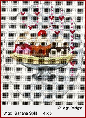 L8120 BANANA SPLIT ICE CREAM SOCIALS  by Leigh Designs