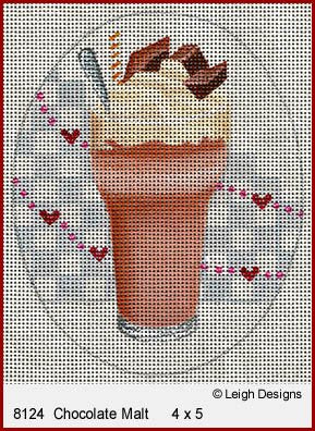 L8124 CHOCOLATE MALT ICE CREAM SOCIALS  by Leigh Designs