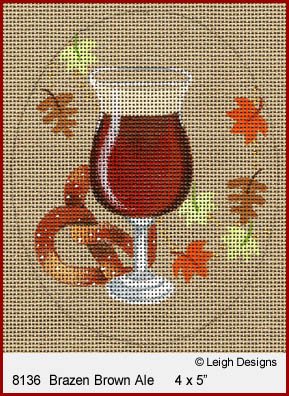 L8136 BRAZEN BROWN ALE OKTOBERFEST BEER by Leigh Designs