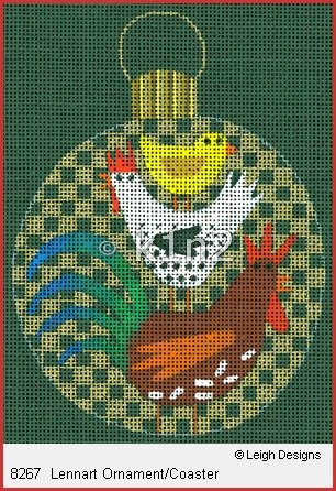 L8267-Lennart Ornament by Leigh Designs