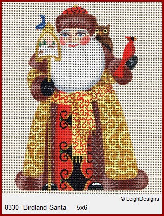 L8330-BIRDLAND RUSSIAN SANTA by Leigh Designs