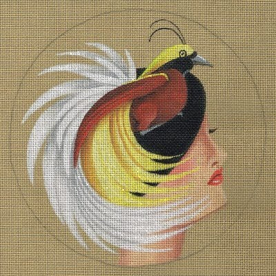 L4906 Glamorous Bird of Paradise Hat by Leigh Designs