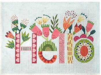 HELLO  FLOWERS by Lee's Needlearts STITCH GUIDELEEWH1356sg