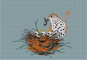 CHORUS LINE by Charley Harper STITCH GUIDE  MCCH-C304sg 