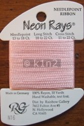 N16 Pale Peach Neon Rays by Rainbow Gallery-NR016