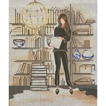 LIBRARY by Patti Mann Stitch Guide Only PM20071sg