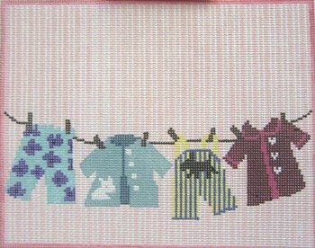 ACOD C20 Little Girl Laundry Line by Patty Paints