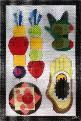 RCHO853-APPETIZER TRAY 4 by Ray Crawford