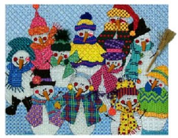REN N-120SG The Snowman Reunion by Renaissance Designs Stitch Guide