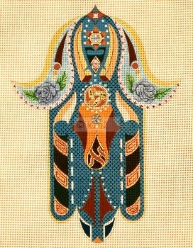 Hamsa Picture Judaica by Rishfeld-RISHAR129
