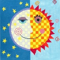 MOON AND SUN STITCH GUIDE by Sandra Gilmore SG13104sg