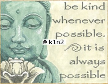 SG18886-KINDNESS 18ct by Sandra Gilmore