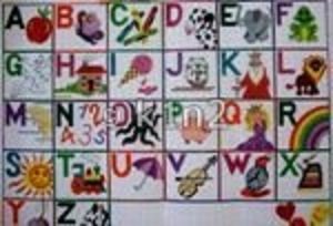 SH1616-ALPHABET SQUARES by Shelbi