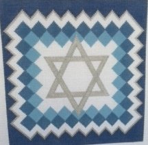 SH1620Tf-BLUE WHITE DIAMONDS TEFILLIN BAG by Shelbi - copy