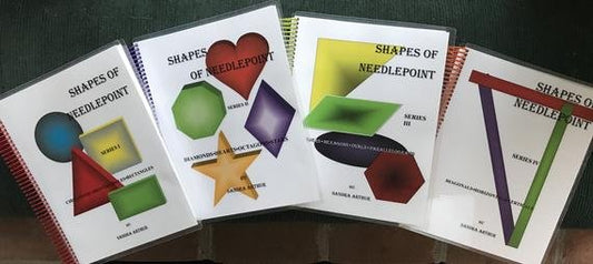SHAPES OF NEEDLEPOINT COMPLETE SET SERIES I- IV by Sandra Arthur