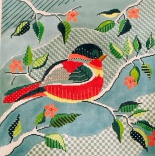 RED BIRD by Shelley Tribbey  STITCH GUIDE  SHTRP141sg