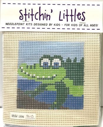 SL13 LATER GATOR STITCHIN' LITTLES KIT  by Purple Palm Designs