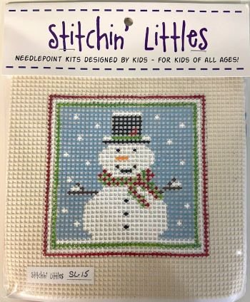 SL15 SNOW MAN STITCHIN' LITTLES KIT  by Purple Palm Designs