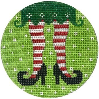 APX369 GIRL ELF FEET ORNAMENT by Alice Peterson