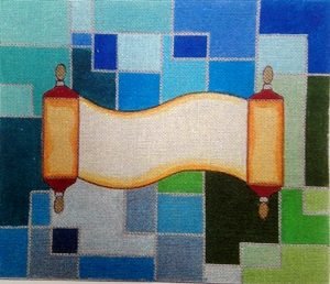 STJJ89JTF-BOXED IN JEWELTONES TEFILLIN BAG by Studio 2 Ltd
