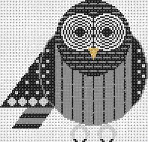 TRGCHB116  BARRED OWL by Charley Harper