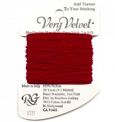 Christmas Red Very Velvet by Rainbow Gallery-V231