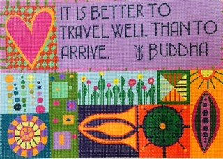 ZE185A-IT IS BETTER TO TRAVEL WELL BUDDHA by zecca